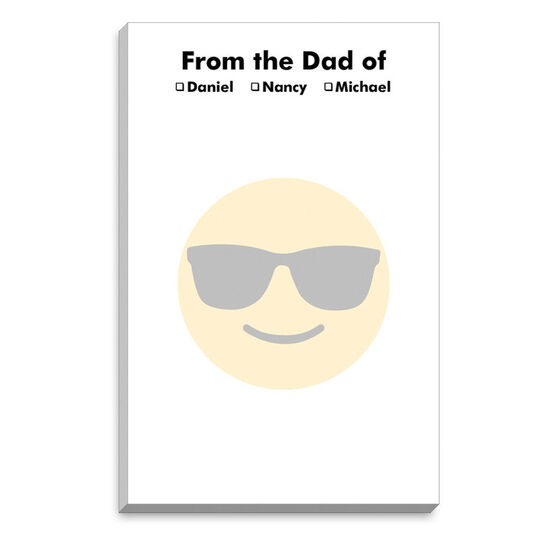Emoji Sunglasses Parent Notepads
